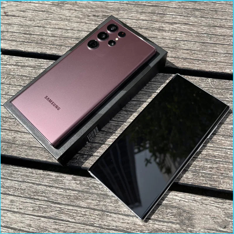 Samsung Galaxy S22 Ultra 5G S908U1 6.8" OLED 8/12GB RAM 128/256/512GB/1TB ROM Snapdragon NFC S22U eSIM Original Unlocked Phone